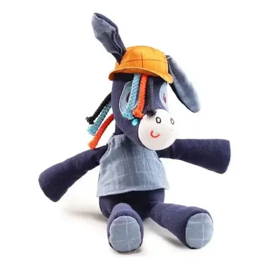 Ignace peluche caline en coton bio lilliputiens