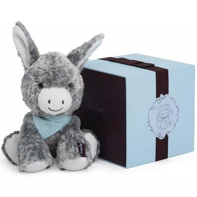 Peluche ânon gris